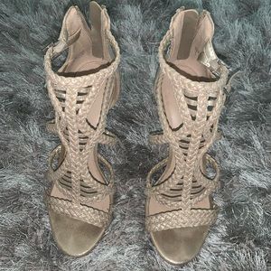 Sparkly Gold Heels from Aldo